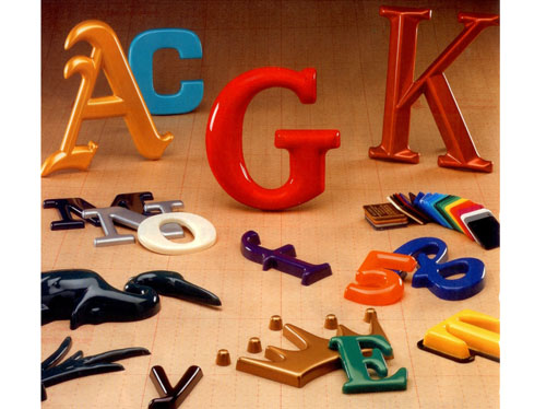 Formed Plastic Letters and Signs